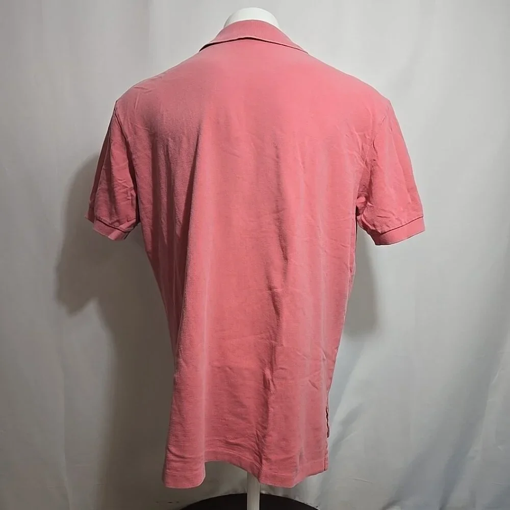 Vintage Polo Ralph Lauren Mens Shirt Size XL Watermelon Pink Muscle Cuff 90s Y2K